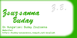 zsuzsanna buday business card